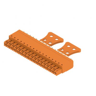 WEIDMULLER BCF 3.81/17/180ZE SN OR BX Wtyk PCB (złącze wiązki), listwa z gniazdami, 3.81 mm, Liczba biegunów: 17, PUSH IN, złącze sprężynowe 1235930000 /50szt./ (1235930000)